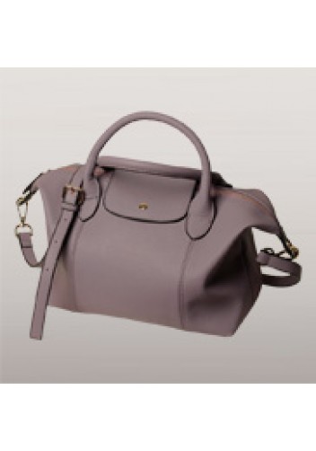 Rachele Leather Medium Bag Purple