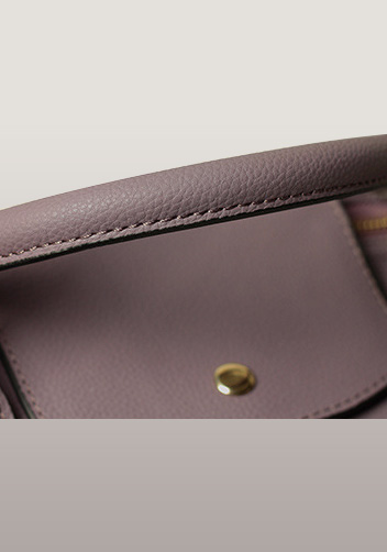 Rachele Leather Medium Bag Purple