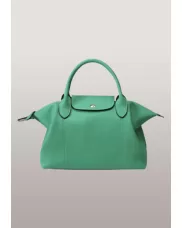 Rachele Leather Medium Bag Green