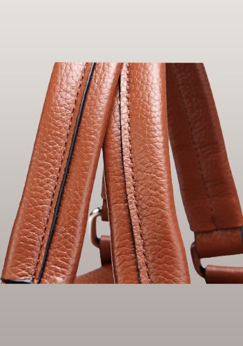 Brittany Leather Shoulder Bag Brown