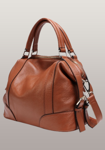 Brittany Leather Shoulder Bag Brown