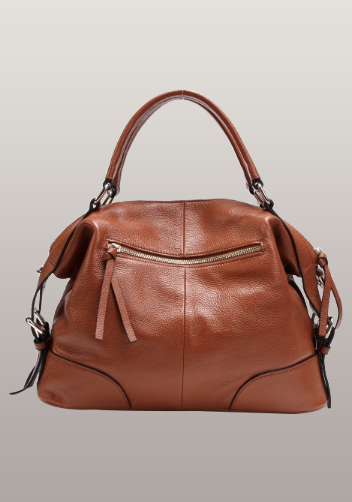 Brittany Leather Shoulder Bag Brown