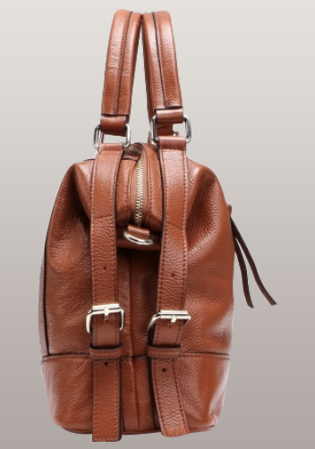 Brittany Leather Shoulder Bag Brown