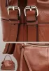Brittany Leather Shoulder Bag Brown