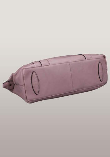 Roxana Leather Shoulder Bag Pink
