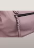 Roxana Leather Shoulder Bag Pink