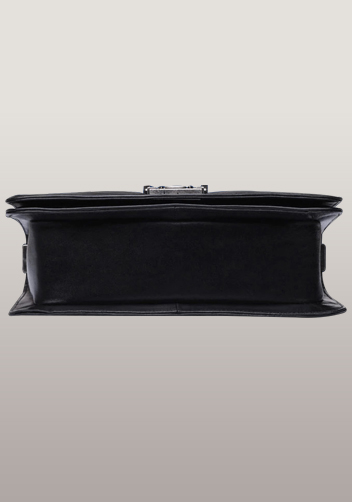 Ingrid Quilted Medium Leather Bag Classic Black