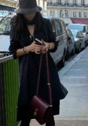 Martha Medium Classic Leather Bag Burgundy