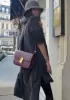 Martha Medium Classic Leather Bag Burgundy