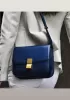 Martha Medium Classic Leather Bag Grey
