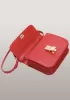 Martha Medium Classic Leather Bag Red