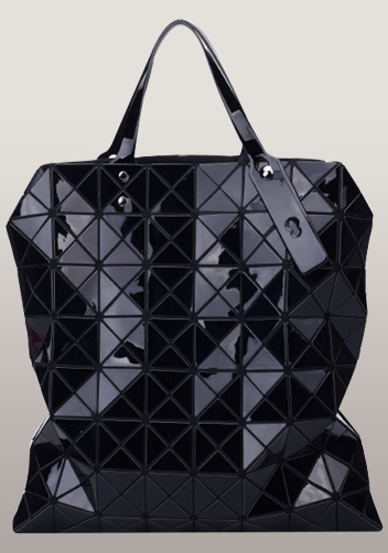 Monica Faux Leather Tote Black