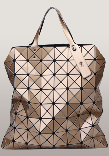 Monica Faux Leather Tote Bronze