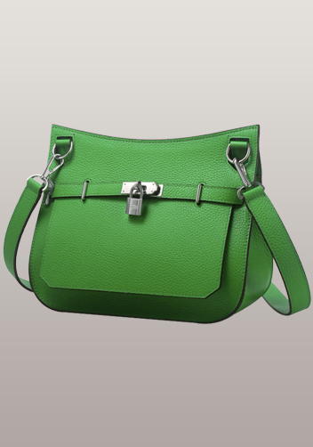 Birgit Calf Leather Shoulder Bag Green