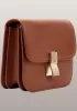 Martha Medium Classic Leather Bag Brown