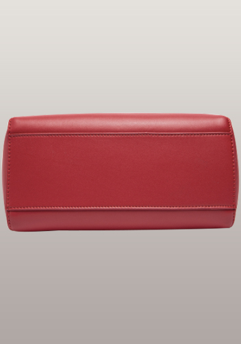 Carrie Smooth Leather Bag Red