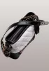 Kristy Leather Bucket Bag White Black