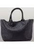 Grand Boulevard Woven Large Tote Coffee