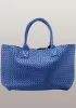 Grand Boulevard Woven Large Tote Electric Blue
