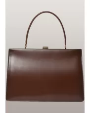 Shelton Clip Handbag Brown