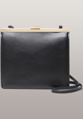 Shelton Clip Medium Shoulder Bag Black