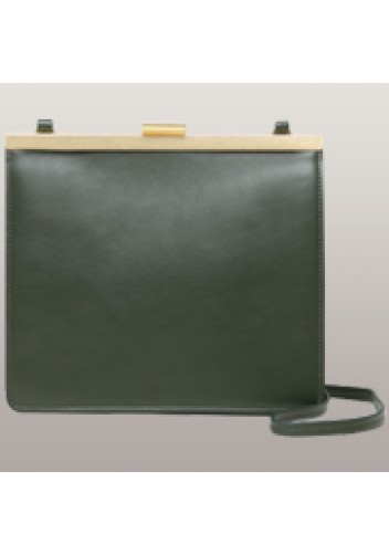 Shelton Clip Medium Shoulder Bag Green