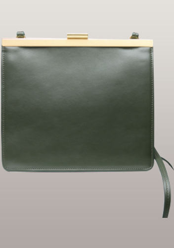 Shelton Clip Medium Shoulder Bag Green
