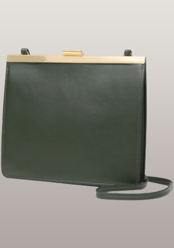 Shelton Clip Medium Shoulder Bag Green