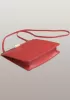 Shelton Clip Medium Shoulder Bag Red