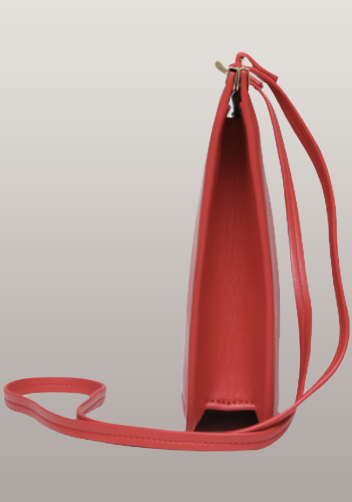 Shelton Clip Medium Shoulder Bag Red