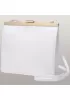 Shelton Clip Medium Shoulder Bag White