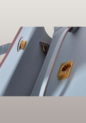Debbie Top Handle Bag Light Blue