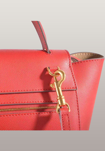 Debbie Top Handle Bag Red