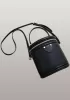 Kathryn Leather Shoulder Bag Black