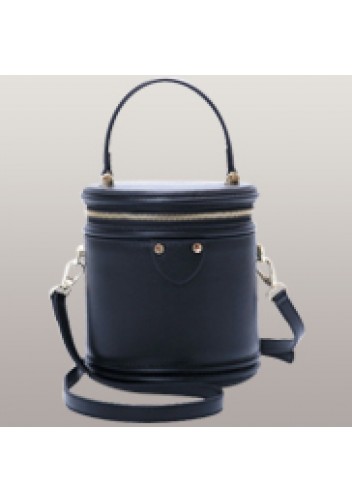 Kathryn Leather Shoulder Bag Black