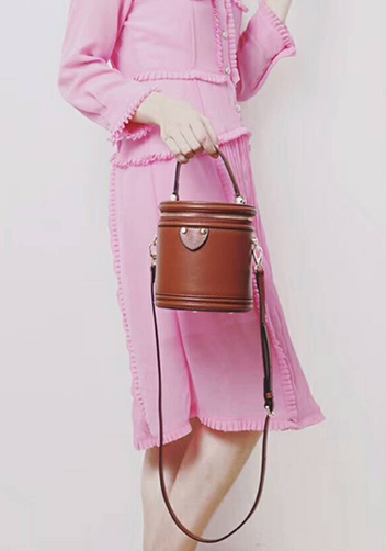 Kathryn Leather Shoulder Bag Brown