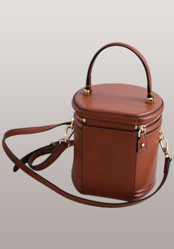 Kathryn Leather Shoulder Bag Brown