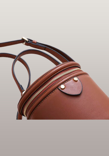 Kathryn Leather Shoulder Bag Brown