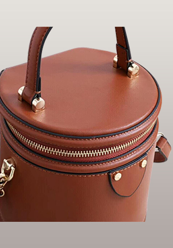 Kathryn Leather Shoulder Bag Brown