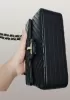 Adele Flap Mini Bag V Shape Quilted Leather Black Gold Hardware