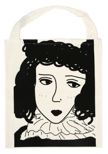 Girl Canvas Tote Shopping Bag Grocery Bag