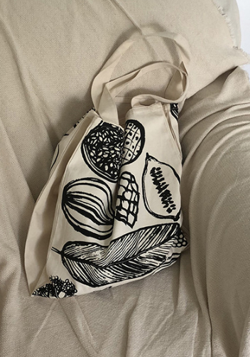 Leaves Canvas Tote Shopping Bag Grocery Bag