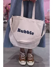 Bubble Canvas Tote Shopping Bag