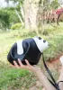 Panda Leather Shoulder Bag