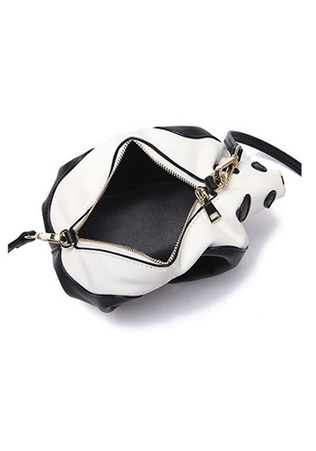 Panda Leather Shoulder Bag