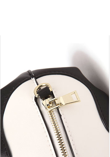 Panda Leather Shoulder Bag