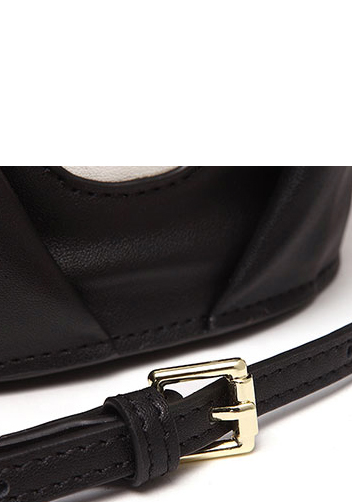 Panda Leather Shoulder Bag