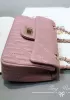 Adele Quilted Lambskin Leather Flap Mini Bag Pink