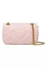 Hannah Flap Small Bag Faux Leather CG Logo Pink