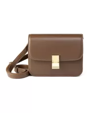 Martha Small Faux Leather Bag Brown